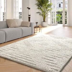 Alfombra atesa crema